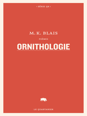 cover image of Ornithologie